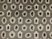 Waverly Fabrics About Face Licorice Drapery/Upholstery