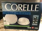NEW Corelle Country Cottage Dinner 4 Plates Serving Soup 4 Cereal Bowls 10 Piece