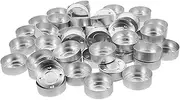 50Pcs Aluminum Candle Cup Cases for DIY Candle Making Supplies Reusable Practical Wax Candle Containers for Events Parties and Home Decor