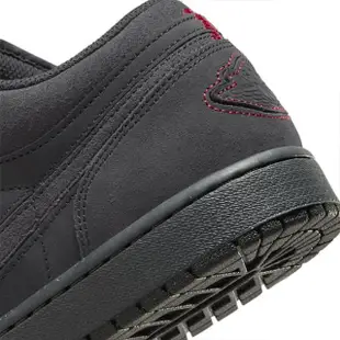 【NIKE 耐吉】Air Jordan 1 Low SE Craft 深灰麂皮 AJ1 男鞋 休閒鞋(FD8635-001)