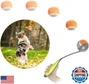 PAWISE Dog Ball Launcher - 12.2'' Dog Fetch Toy with 2.3'' Tennis, Portable B