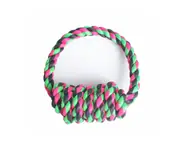 Dog Bite Rope Toy Dog Molars Bite Color Knot Toy