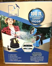 100 Ft Expandable Garden Hose with 9 Patter Spray Nozzle New