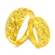 經典越南沙金戒指男女滿天星黃金仿真戒鍍金首飾指環歐幣久不掉色