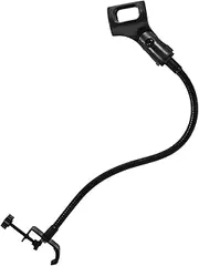 DRESSOOS 1set Microphone Stand with Stable Clip Flexible Arm for Live Streaming Sketching and Recording Durable Construction