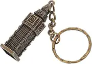 [SAFIGLE] Metal Keychain Sturdy Portable Keyring with Realistic Travel Souvenir and Decorative Charm for Car Keys Unique London Architecture Pendant