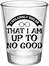 GO FROZEN Inspired by Harry Potter Shot Glass/Cup-I Solemnly Swear-Cool Shot Glasses for Men/Women-Mischief Managed-1.75 oz