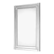 StyleWell Decorative Classic Mirror 36" H X 24" W Medium Rectangle Beveled Glass