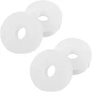Skin-friendly Lash Tapes 4 Rolls of Eyelash Extension Tape Fabric Tape for Eyelash Easy to Tear