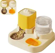 Automatic Feeder - Automatic Feeders for Cat,Leak-Proof Bowl Waterer Feeding Station for Puppy Indoor Outdoor Travel