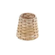 51005-1, Empire Clip-On Chandelier Lamp Shade, Natural Banana Leaf, 3" Top x ...