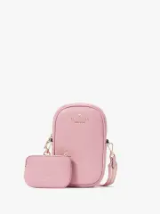 Rosie Pebbled Leather North South Zip Phone Crossbody