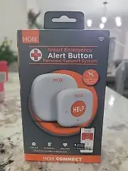 New MOBI Emergency Alert Button Smart Wireless Caregiver Support Monitoring