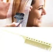 Salon Rat Tail Hair Comb Men Women Styling CombBarber Aluminum Metal CombGold