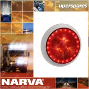 Narva 9 - 33V LED Rear Stop Lamp Red With Red L.E.D Tail Ring W/ White base