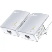 TP-LINK PA4010KIT 600Mbps Powerline Adapter Kit Homeplug AV Standard Compliant 600MBPS POWERLINE