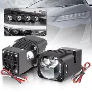 2X 2.0inch Mini Bi LED Projector Lens Hi/Lo 6000K Headlight Retrofit Universal
