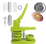 Button Maker Machine, Button Maker Lightweight Pin Press, Rotating Bracket Included Badge Supplies for Family Friends Colleagues