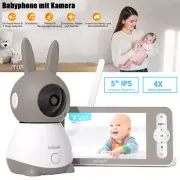 Baby Monitor with Camera and Audio 5” Video Baby Monitor with Camera 4xZoom PTZ