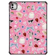iPad Pro 11-inch (M4) iPad Impact Case Trinket Stickers - Pink