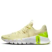 Size 7 Nike Free Metcon 5 Citron Tint Grey Volt Womens Training Shoes DV3950-800