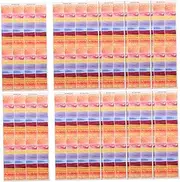 Homoyoyo 10sheets Decorative Blackboard Border Trim Stickers for Bulletin Boards Classrooms and Playrooms Easy to Apply Self-adhesive Design for Creative Decor