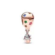 Pandora Two-tone Santa Claus in Hot Air Balloon Charm