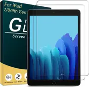 [2 Pack] Screen Protector for Apple iPad 10.2 Inch 9th/8th/7th Generation (2021/2020/2019) Tempered Glass, Bubble Free, Easy to Install