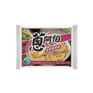 蔥阿伯冠軍蔥抓餅600G /包【愛買冷凍】