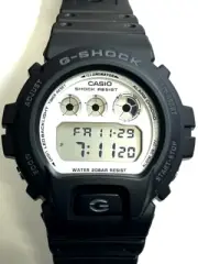 CASIO G-SHOCK DW-6900WD-1JF Black x Brilliant White Chrono Digital Men Watch Jpn