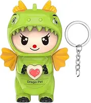 Face Changing Animal Keychains, Decorative Face Changing Bag Charm, Decorative Backpack Charm, Cute Dinosaur Doll Bag Accessory for Purses Backpacks, Small Backpack Ornament