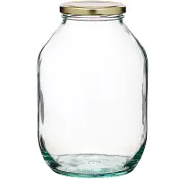 在飛比找Yahoo奇摩購物中心優惠-《KitchenCraft》旋蓋玻璃密封罐(金2250ml)