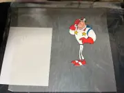 BAM BOX SUPER DAVE ANIMATION FILM CELL WITH COA