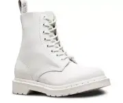 Dr Martens Doc 8 Hole 1460 White Mono Virginia 24480100