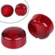 Red Turn Signal Lens Cover For Harley Dyna Softail FXST Sportster XLH1200 883