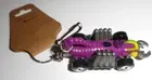 Eevil Weevil Keychain Keyring Handmade Vintage 1985 Purple Car Backpack Clip