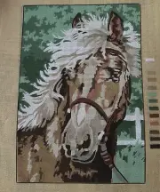 needlepoint Tapestry Gobelin Horse Temeljkovic Canvas Only 30x40cm