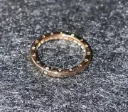 pandora rose gold plain ring