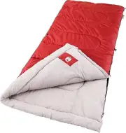 30°F Lightweight Camping Sleeping Bag for Adults - No-Snag Rectangle Design