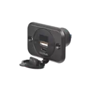 Narva 12-24V Heavy-Duty USB/USB-C Socket with Volt/AMP Meter