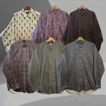 古著美式佩斯里圖紋 民族圖騰 曼陀羅設計襯衫 貨號：221029