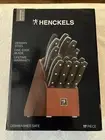 J.A. Henckels Definition 17 Pc. Knife Walnut Block Set. NEW