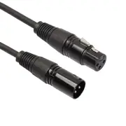 1.5M 3-Pin Xlr Male To Xlr Female Mic Shielded Cable Microphone Audio Cord