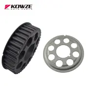 A Set Crankshaft Sprocket & Flange For Mitsubishi L200 Triton III IV 1996-2005-2015 Pajero Sport II 2008-2016 MD164835