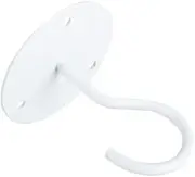 [Xiao Hua] 6-Piece Ceiling Hook, Used for Hanging Plant Potted Bags, with Installation Hardware. Branch Shaped Pendant Light Hook, Easy to Install, with Screws and Expansion Tube (White)