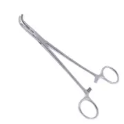 Lahey Hemostatic Forceps, 7.5", Curved, Longitudinal Serrations, Premium