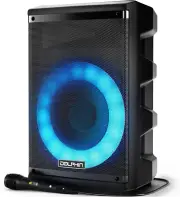 SP-807RBT Bluetooth Karaoke Speaker: Powerful, Portable Sound with Microphone, D