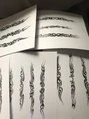 Vintage Tribal Tattoo Flash 20 sheets. Heavy Stock paper