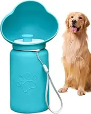 Portable Dog Water Bottle - Dog Water Bottles for Walking - Leak-Proof Dispenser High-Temperature Resistant Container for Outdoor Traveling Hiking Camping