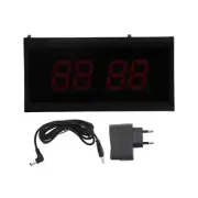 (EU Plug )Digital WallMounted Clock Calendar Large Screen Electric Desktop